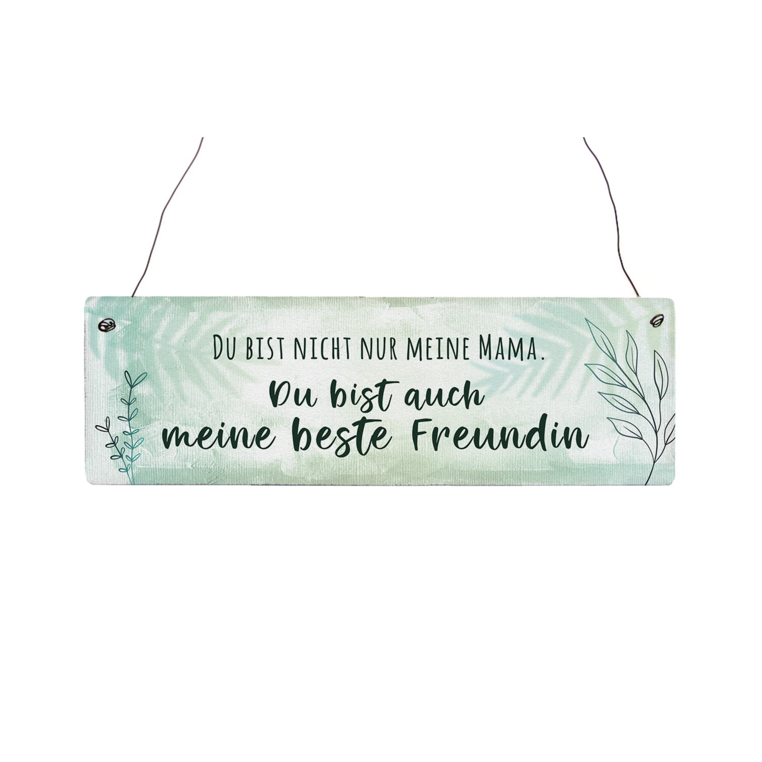 Interluxe Holzschild - Du bist nicht nur meine Mama - tolle Geschenkidee zum Muttertag