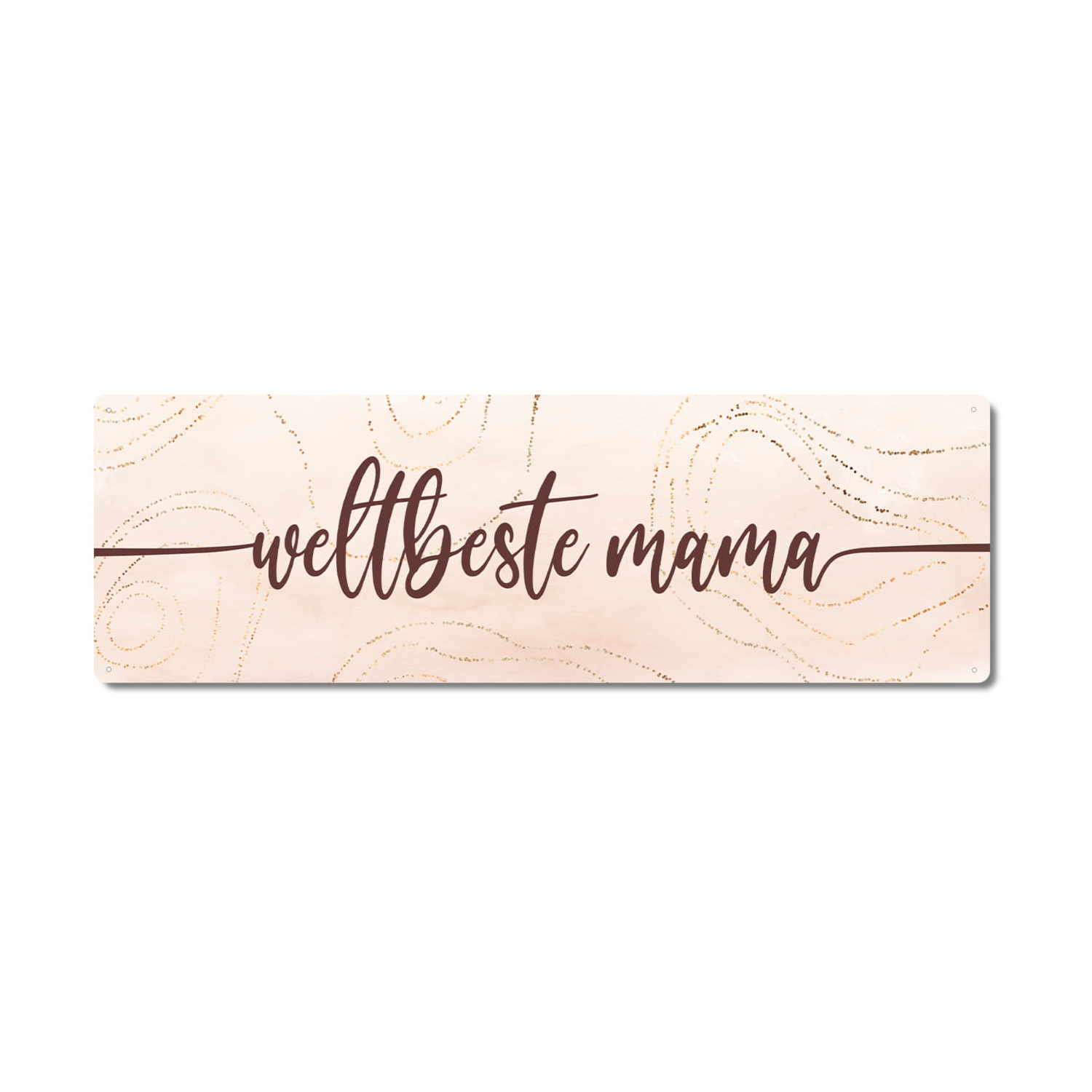 Interluxe Metallschild - Weltbeste Mama - Geschenkidee zum Muttertag