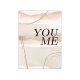 Interluxe Metallschild 300x220mm Wandschild - YOU ME farbig - Schlafzimmer, Paare, Schönes Geschenk