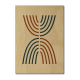 INTERLUXE LUXECARDS Postkarte aus Holz - Geo Art L - Grafic Design, Minimalisim, Modern Art, Abstract