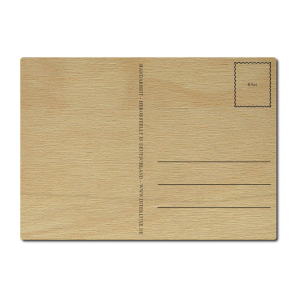 INTERLUXE LUXECARDS Postkarte aus Holz - Geo Art Q - Grafic Design, Minimalisim, Modern Art, Abstract