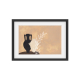 Interluxe Kunstdruck - Abstract Vase querformat - geometrisch Natur beige