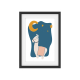 Interluxe Kunstdruck - Kinderzimmer Alpaka - Mond Abstrakt Junge Mädchen