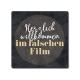 Interluxe Metallschild 20x20cm - Herzlich willkommen im - Eingangsbereich Film Flur