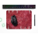 Schilderkönig Mauspad 23x19 cm - Abstract Red - rutschfestes Mauspad, Gaming, Gemoetrie, Music, Design für Gamer