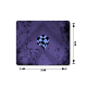 Schilderkönig Mauspad 23x19 cm - Purple Cube - rutschfestes Mauspad, Gaming, Gemoetrie, Abstract, Gltich Design