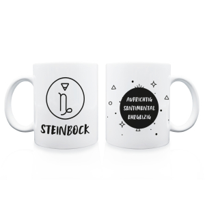 TASSE Kaffeebecher - Sternzeichen Steinbock - Kaffetasse...