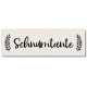 Interluxe Metallschild - Schnurritante - lustiges Schild auf Schweizerdeutsch Schwiizerdütsch