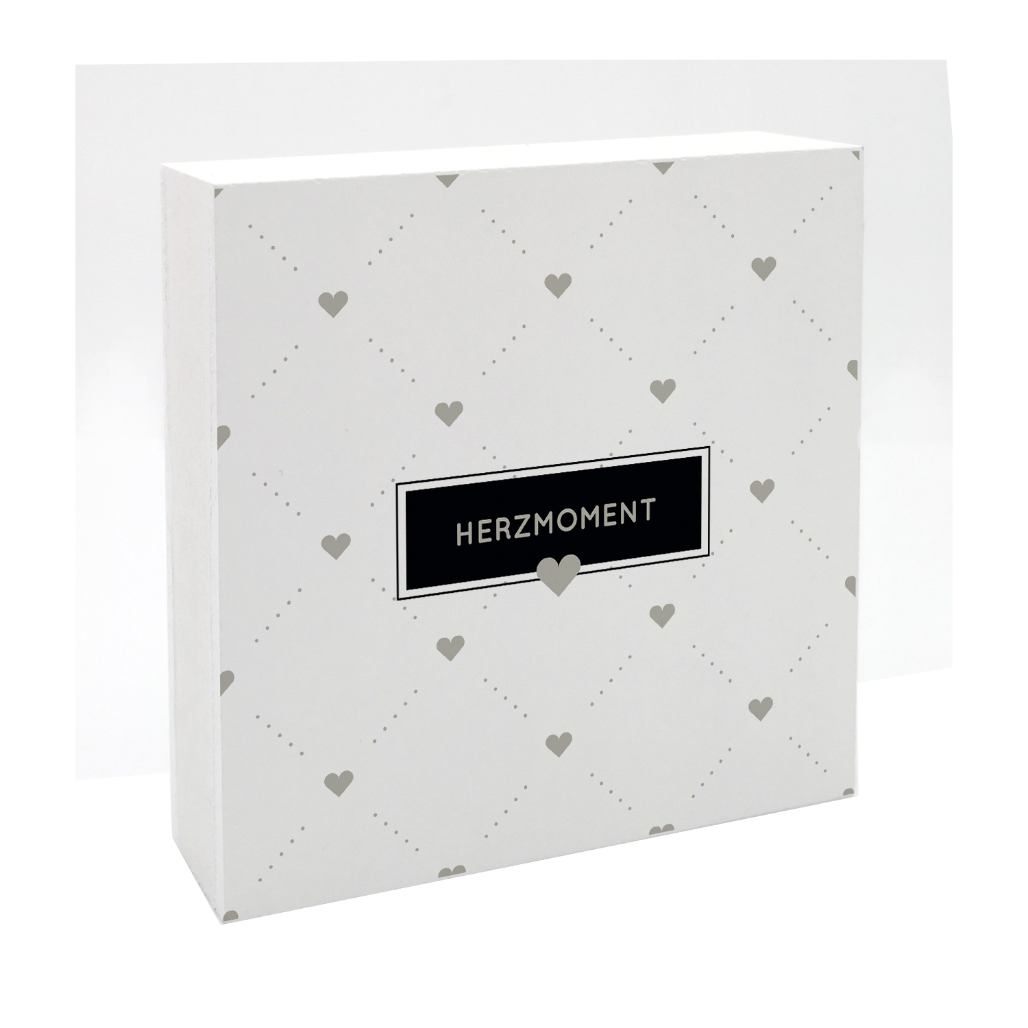 HOLZBLOCK - Herzmoment - Geschenkidee für Freunde und Familie Dekoration Muttertag Geburtstag