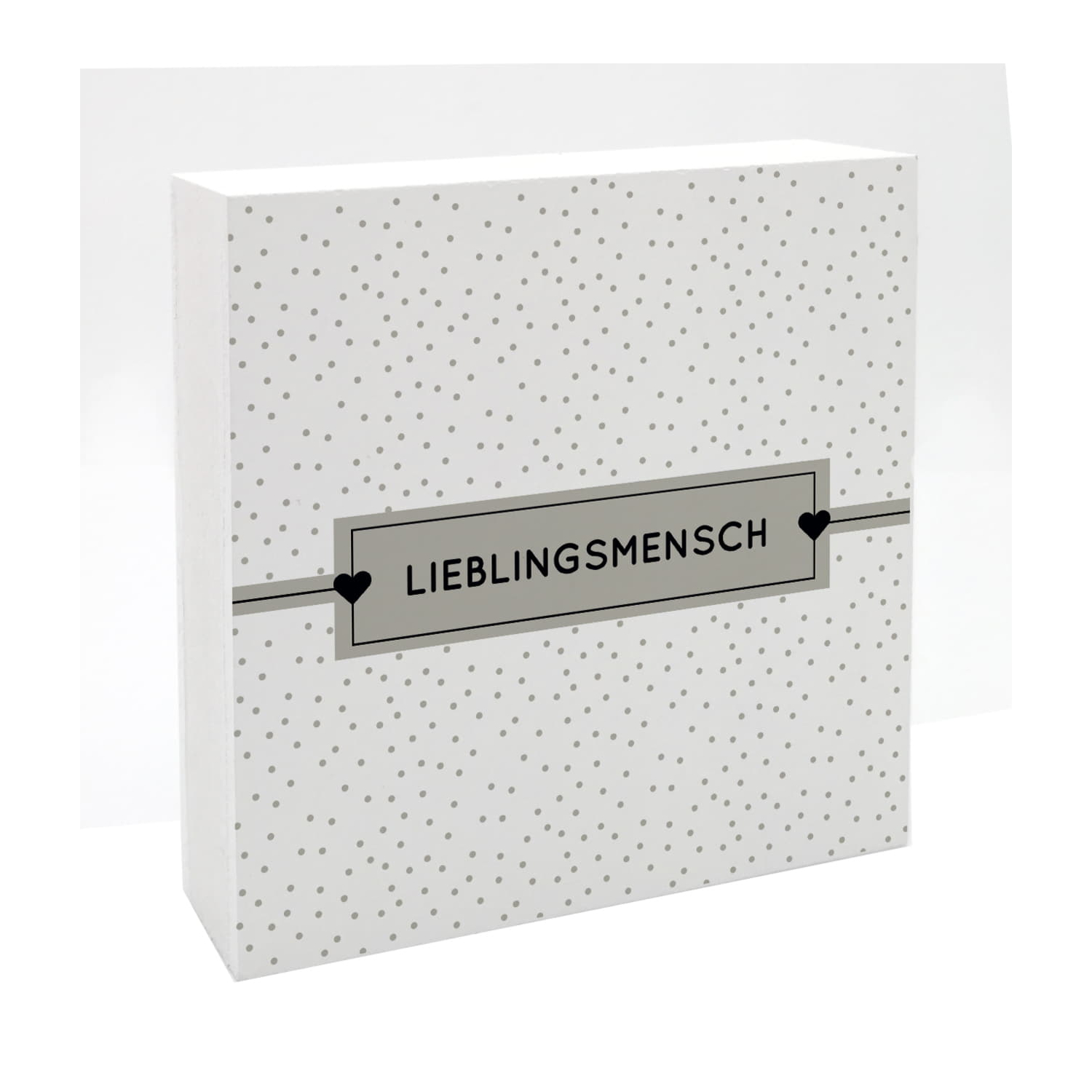 HOLZBLOCK - Lieblingsmensch - Geschenkidee für Freunde und Familie Dekoration Muttertag Geburtstag