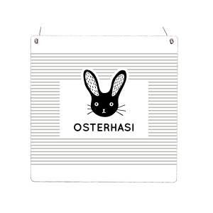 Interluxe Holzschild  XL - Osterhasi - Ostern Hase...