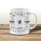 Tasse Kaffeebecher - Bee - Biene Frühlingszeit Geschenk für Freunde Imker Gärtner Familie Frühling Deko