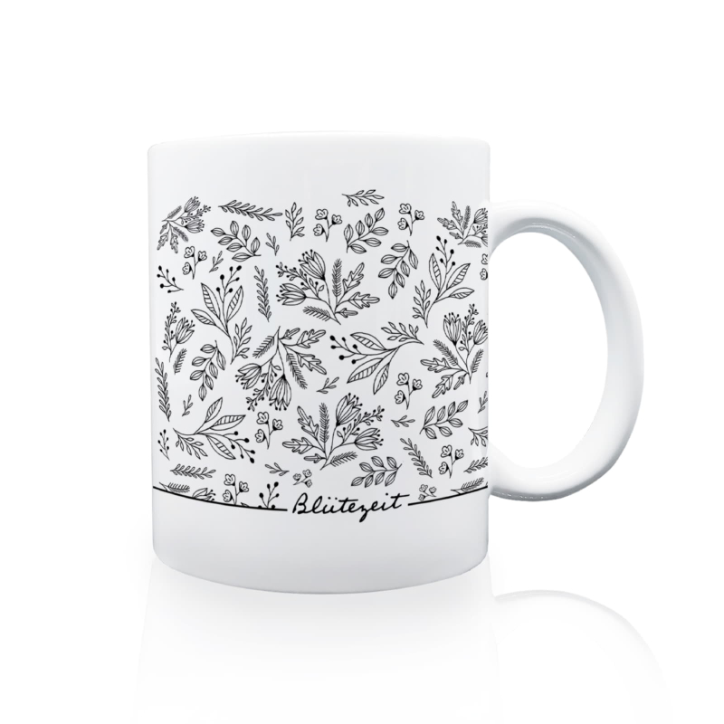 Tasse Kaffeebecher - Blütezeit - Frühlingszeit Geschenk für Freunde Imker Gärtner Familie Frühling Deko