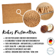 Interluxe Kokos-Fußmatte - Bonjour - Hergestellt in Deutschland aus Kokosfasern
