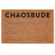 Interluxe Kokos-Fußmatte - Chaosbude - Türmatte 40x60cm oder 50x70cm - Hergestellt in Deutschland