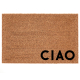 Interluxe Kokos Fußmatte - Ciao - Türmatte hergestellt in Deutschland aus echter Kokosfaser, Naturprodukt von Hand gearbeitet