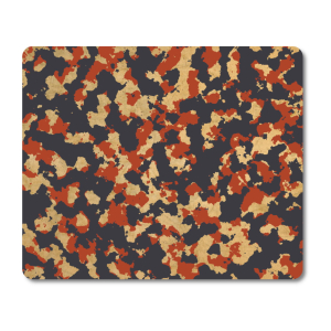 Mauspad 23x19 cm - Camouflage Orange
