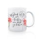Tasse Kaffeebecher - Glück ist eine Tochter wie dich zu haben - Serie Mohn - Tasse als Geschenk zum Geburtstag