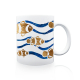 Interluxe Tasse Kaffeebecher - Fische Maritim - Tasse als Geschenk Teetasse Kaffeetasse Bürotasse Strand Meer Küste Nordsee Ostsee
