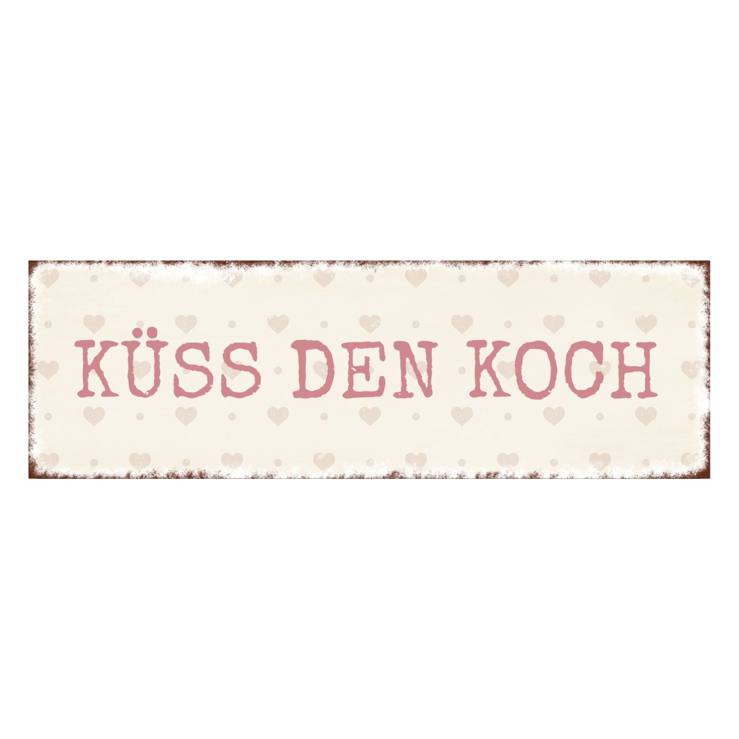 Interluxe Magnet Magnetschild - Küss den Koch