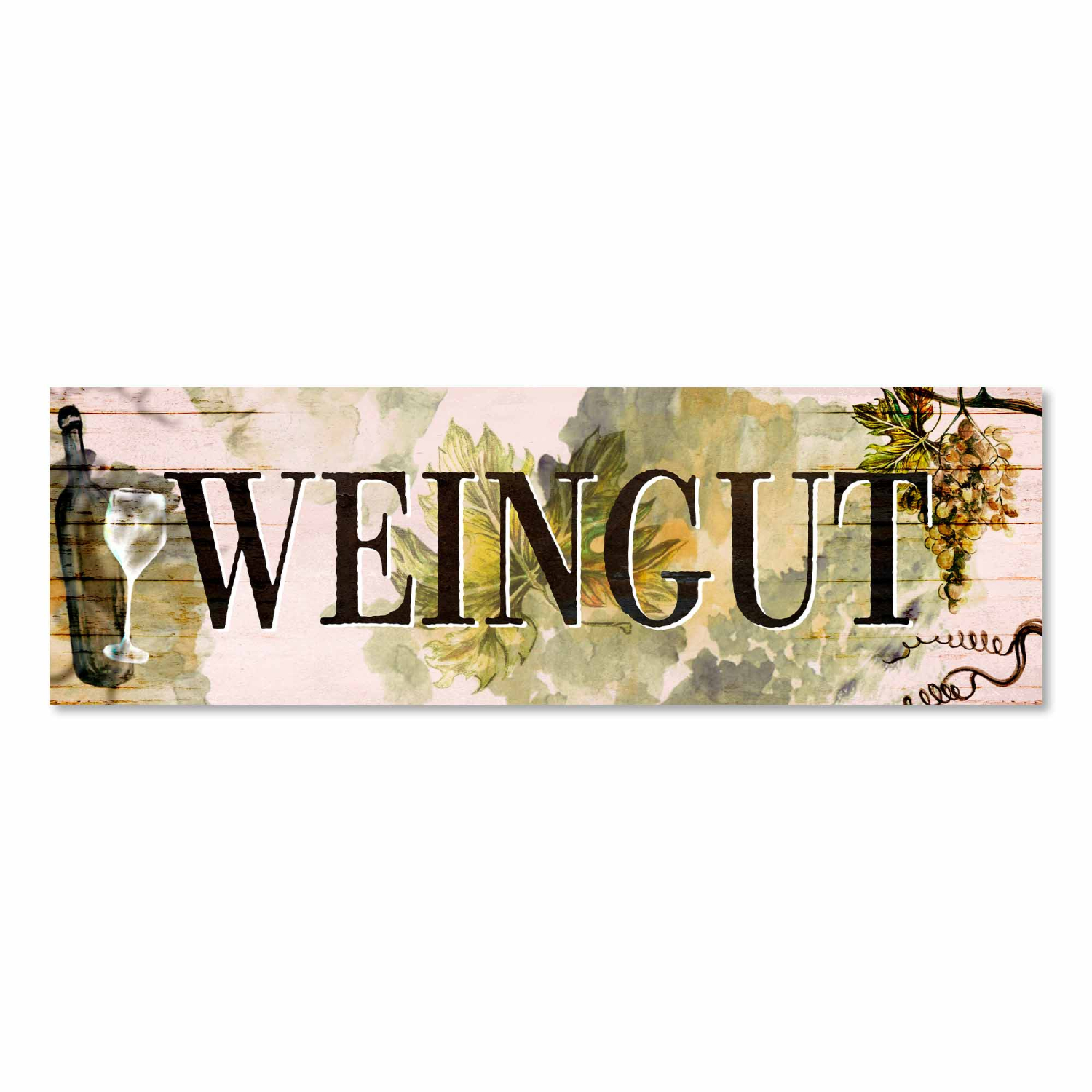 Interluxe Magnet Magnetschild - Weingut - Kühlschrankmagnet für Weinkühlschrank Weingeschenk