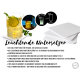Interluxe LED Untersetzer 4er Set - Wein Herbst - vier leuchtende Design Untersetzer als Tischdeko handgemalt