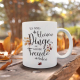 Interluxe Tasse Kaffeebecher - Es sind die kleinen Dinge - Herbstzauber Geschenkidee Teetasse Kaffeetasse Blumen Herbst Freude Spruch