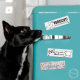 Interluxe Magnet Magnetschild - Vorsicht kontaktfreudiger Hund - Comic Kühlschrankmagnet Dog Notizhalter Büro Deko
