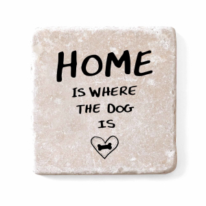 Interluxe Marmor Magnet - Home is where the dog is -...
