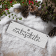 Interluxe Schild Holzschild - Hier bitte einfach einkuscheln - Winter Dekoschild Weihnachten Xmas christmas Adventszeit Weihnachtszeit