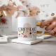 Interluxe Tasse Kaffeebecher - Freude - Serie Wildflora als Geschenk zum Geburtstag Motivation Affirmation Teetasse Wildblumen Japandi