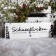 Interluxe Schild Metallschild - Christmas Time - Winterzeit Winter Weihnachtszeit Adventszeit Weihnachtsmarkt xmas