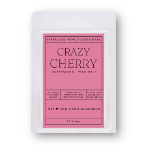 Interluxe Duftwachs Crazy Cherry Kirsche Wachsmelt oder Duftmelt aus veganem Pflanzenwachs mit leckerem Kirschduft