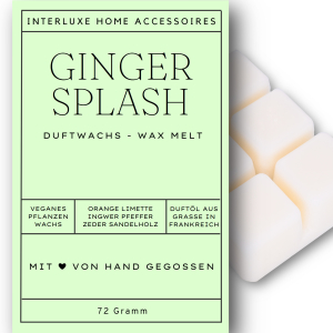 Interluxe Duftwachs Ginger Splash - Duftwürfel als...