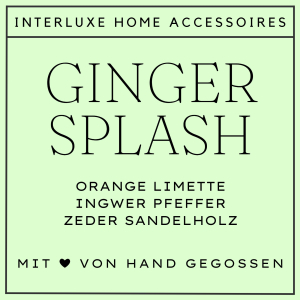Interluxe Duftwachs Ginger Splash - Duftwürfel als...