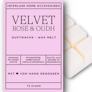 Interluxe Duftwachs Velvet Rose & Oud...