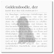 Interluxe Schild 20x20cm Metallschild - Definition Goldendoodle