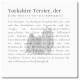 Interluxe Schild 20x20cm Metallschild - Definition Yorkshire Terrier