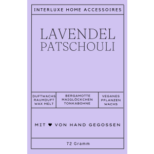 Interluxe Duftmelt Lavendel Patschouli -...