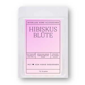 Interluxe Duftmelt - Hibiskusblüte - aromatisches Duftmelt als Raumduft zu Wellness, Relax und Entspannung