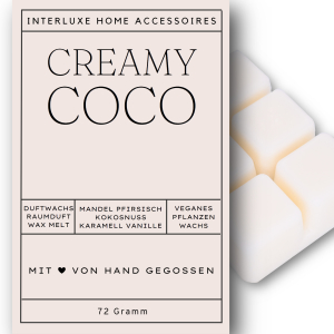 Interluxe Duftmelt - Creamy Coco - natürliches...