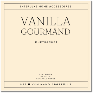 Interluxe Duftsachet - Vanilla Gourmand