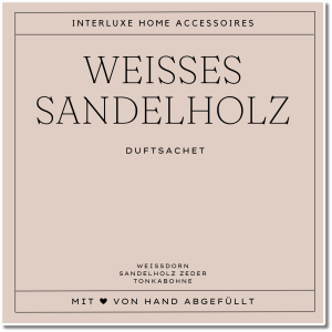 Interluxe Duftsachet - Weisses Sandelholz