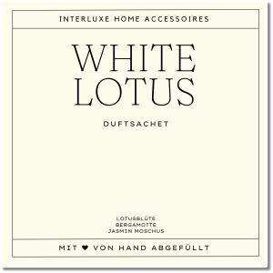 Interluxe Duftsachet - White Lotus