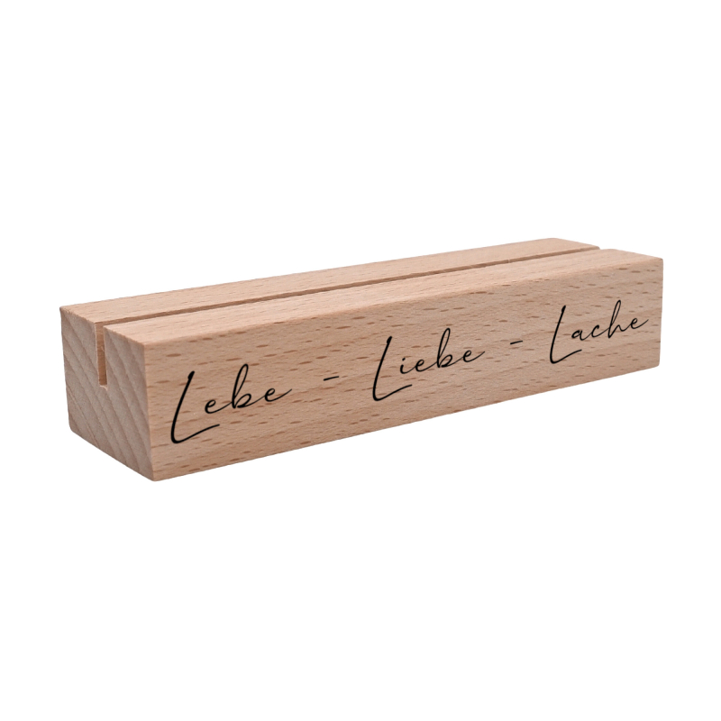 10 Stück Kartenhalter Aus Buchenholz – Weiße Tischkartenhalter 10x3x2 Cm | Für Hochzeit, Café & Deko