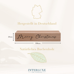 Interluxe Kartenhalter - Merry Christmas