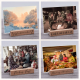 Interluxe Kartenhalter - Adventszauber Grußkartenhalter Advent Weihnachten  Fotohalter Kartenständer Tischkartenhalter aus Holz