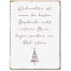 Interluxe Schild 300x220mm Metallschild  Wandschild - Weihnachten ist wenn die besten Geschenke