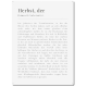 Interluxe Schild 300x220mm Metallschild  Wandschild - Definition Herbst