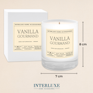 Interluxe Duftkerze Vanilla Gourmand 160 Gramm